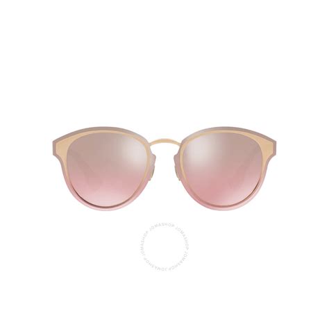 Dior Pink Mirror Round Ladies Sunglasses DIORNIGHTFALL 